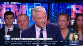 "Je souhaite que nous tenions le calendrier" déclare Bruno Le Maire