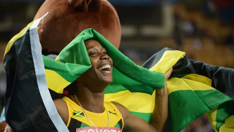 Shelly-Ann Fraser-Pryce à Moscou