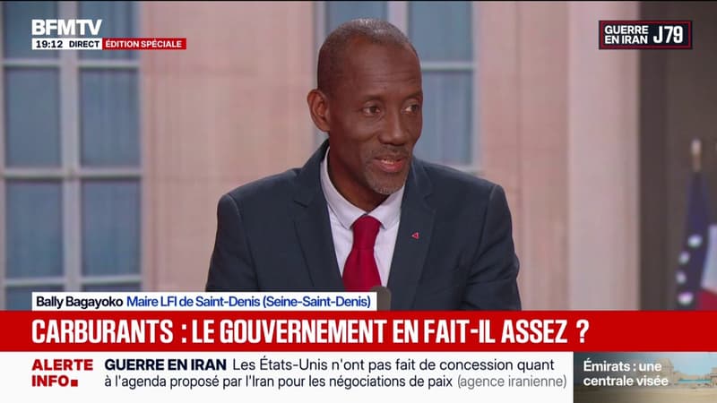 Carburants: Le gouvernement et le président de la République devraient annoncer le blocage des prix, suggère Bally Bagayoko, maire LFI de Saint-Denis