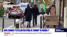 Bientôt des zones "cyclistes pied à terre" dans la capitale? 