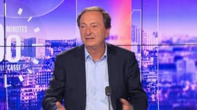 Michel-Édouard Leclerc, président du comité stratégique des centres E.Leclerc, le 25 avril 2023 sur BFMTV.