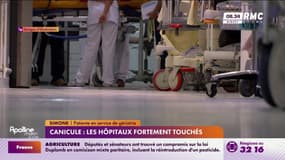 Canicule: les hôpitaux fortement impactés 