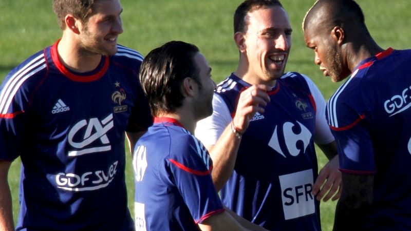 L'atmosphère est détendue dans le clan français à quatre jours du premier match du Mondial contre l'Uruguay.