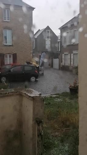 Calvados : orage à Courseulles-sur-Mer - Témoins BFMTV