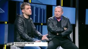 Jérôme Rothen et Rolland Courbis dans Le Vestiaire