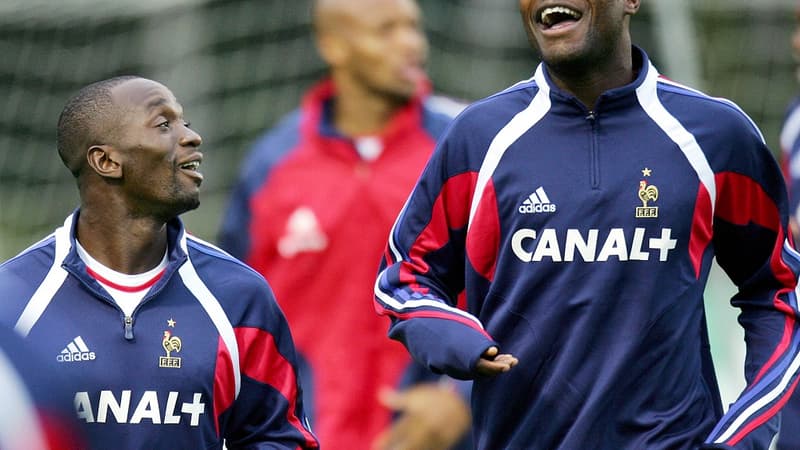 Claude Makelele et William Gallas en 2005
