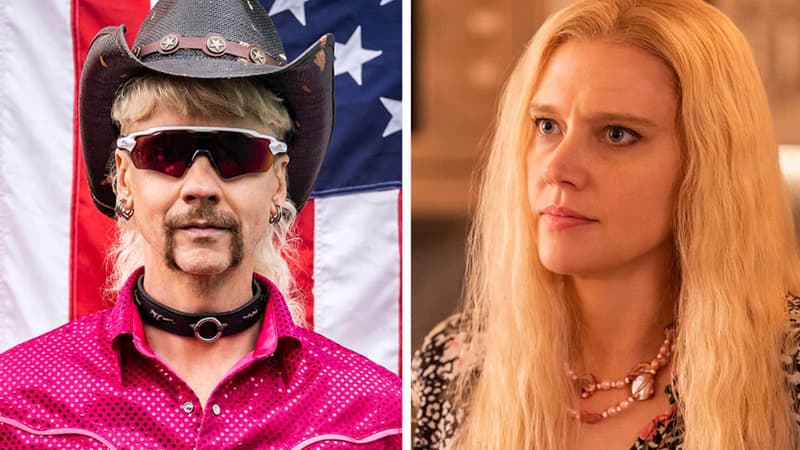 John Cameron Mitchell et Kate McKinnon dans la série "Joe vs. Carole"