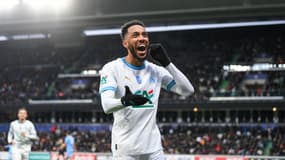 Aubameyang buteur lors de Thionville-OM, le 7 janvier 2023.
