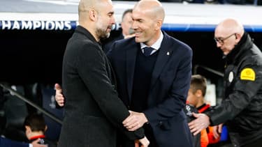 Guardiola et Zidane 