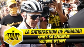Tour de France E20 : La satisfaction de Pogacar après sa deuxième victoire d'étape