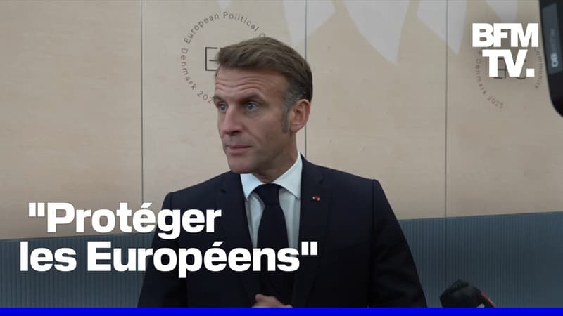 Sommet europÃ©en Ã  Copenhague: l'interview en intÃ©gralitÃ© d'Emmanuel Macron 