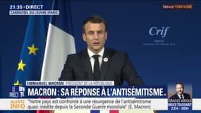 Macron au dîner du Crif: "L'antisionisme est l'une des formes modernes de antisémitisme"