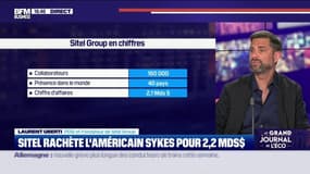 Laurent Uberti (Sitel Group) : Sitel rachète l'Américain Sykes pour 2,2 milliards de dollars - 30/08