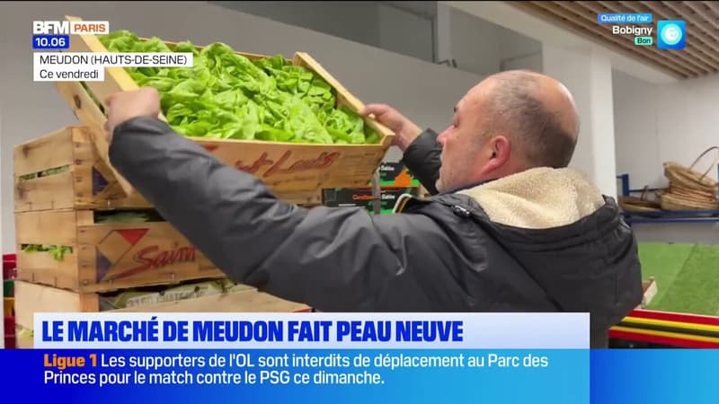 Meudon: le marché couvert a réouvert après 14 mois de travaux