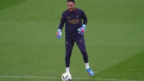 Keylor Navas avec le PSG le 2 janvier 2024