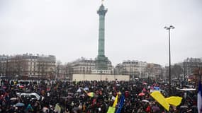 La "marche de la liberté" du 16 janvier 2021 à Paris.