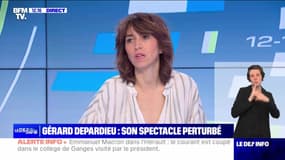 Gérard Depardieu, son spectacle perturbé - 20/04