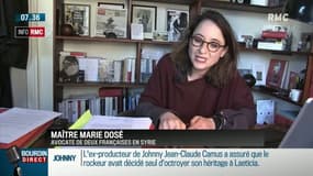 Marie Dosé, avocate de deux françaises détenues en Syrie, va demander le rapatriement de ses deux clientes 