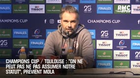 Stade Toulousain : "On ne peut pas ne pas assumer notre statut en Champions Cup", prévient Mola