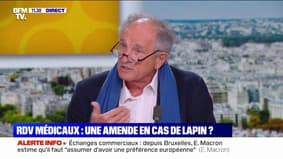 "Lapin" Sur les réunions médicales: "Il est impossible de mettre en œuvre"réagit Jean-Paul Hamon (président honoraire de la Fédération des médecins de France)