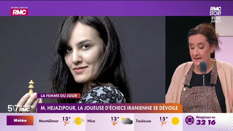 Le Portrait de Virginie Phulpin : M. Hejazipour, la joueuse d'échecs iranienne se dévoile - 03/02