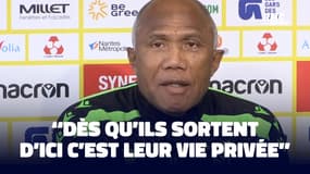FC Nantes : Sorties nocturnes des joueurs, “dès qu’ils sortent d’ici c’est leur vie privée”, affirme Kombouaré