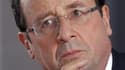 François Hollande estime que la France n'a pas besoin de suivre un modèle, allemand ou autre, en matière de compétitivité et doit organiser sa reconstruction autour d'un "Pacte national de compétitivité". /Photo prise le 6 mars 2012/REUTERS/Patrick Kovari