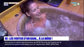 Ariane a testé le spa à la bière !