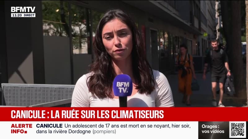 "Il n'y a plus rien": les climatiseurs en rupture de stock dans de nombreux magasins face à la canicule