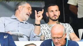 Andoni Zubizarreta, le directeur sportif de l'OM, et Dario Benedetto