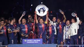 Marquinhos et les Parisiens sacrés champions de France en 2024.