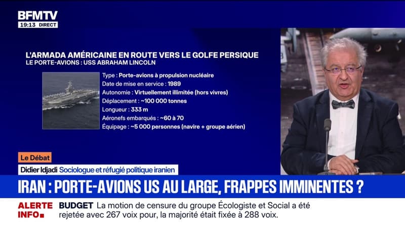 "Les Iraniens méritent la démocratie et la liberté", déclare Didier Idjadi, sociologue et réfugié politique iranien