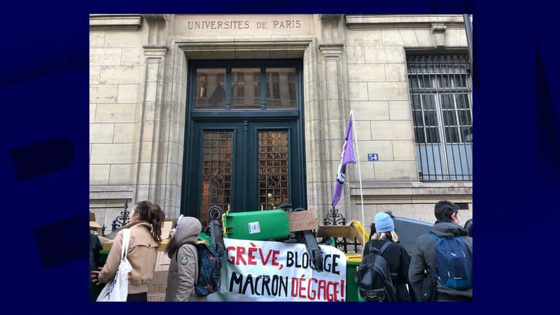 Blocage en cours à Paris IV