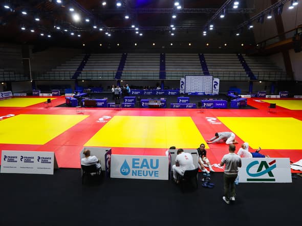 Le dojo de Paris pour les championnats de France de judo 2025 / Illustration