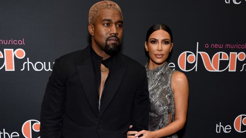 Kanye West et Kim Kardashian en décembre 2018
