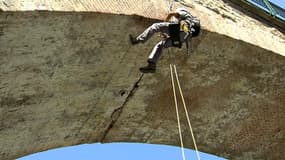 La fissure sous le pont de Casterino. 