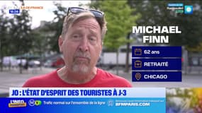 JO: des réactions de touristes à J-3 des Jeux Olympiques