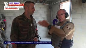 14-Juillet: deuxième phase de l'exercice anti-terroriste au camp de Sissonne dans l'Aisne