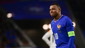 Kylian Mbappé lors du match amical France-Allemagne (0-2), le 23 mars 2024