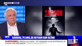 Michel Sardou sur son retour sur scène: "En 8 heures, ils ont vendu 100.000 places, ça ne m'était jamais arrivé !"