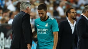 Carlo Ancelotti et Eden Hazard