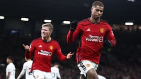 Marcus Rashford buteur avec Manchester United, 14 janvier 2024
