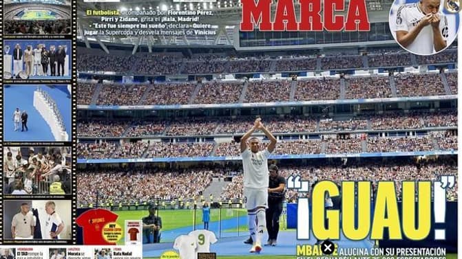 La Une de Marca le 17 juillet 2024. La Une de Marca le 17 juillet 2024.