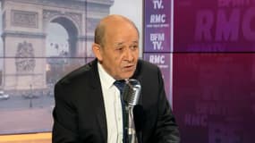 Jean-Yves Le Drian, ministre des Affaires étrangères, invité de BFMTV-RMC, le 13 novembre 2020.