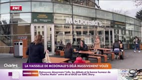 La vaisselle de McDonald's déjà massivement volée