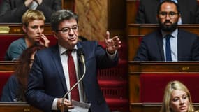 Jean-Luc Mélenchon à l'Assemblée nationale