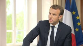 Emmanuel Macron était l'invité de Ruth Elkrief sur BFMTV ce vendredi.
