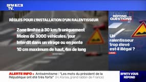 Un ralentisseur trop élevé est-il illégal? BFMTV répond à vos questions