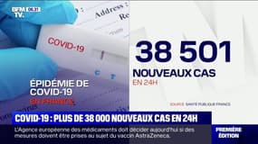 Plus de 38.000 nouveaux cas de Covid en 24h: un niveau jamais atteint depuis le deuxième confinement