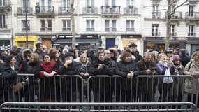 Rassemblement en mémoire des dix ans de la mort d'Ilan Halimi à Paris le 14 février 2016. 